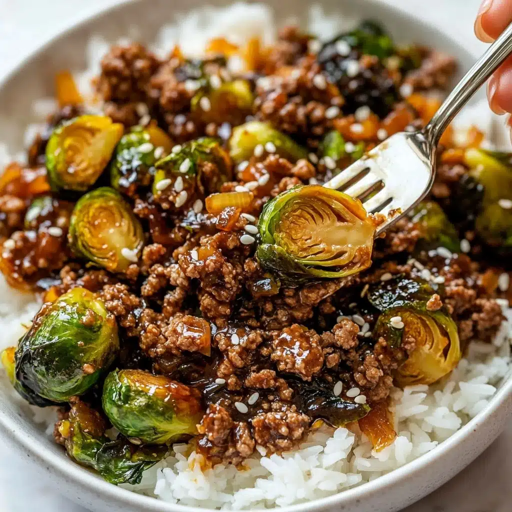 Ground Beef and Brussels Sprouts Recipe - Recipe Image