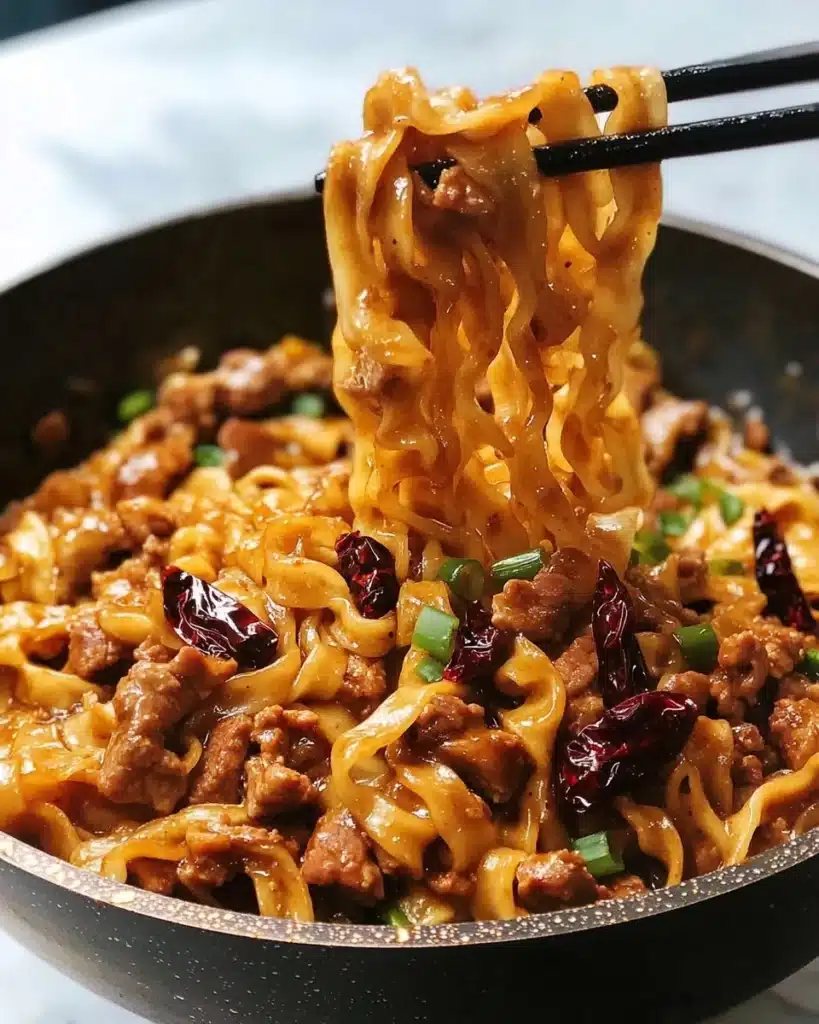 Kung Pao Chicken Noodles Recipe