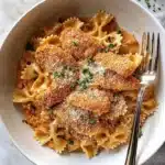 Southern Style Creamy Parmesan Chicken Pasta Recipe