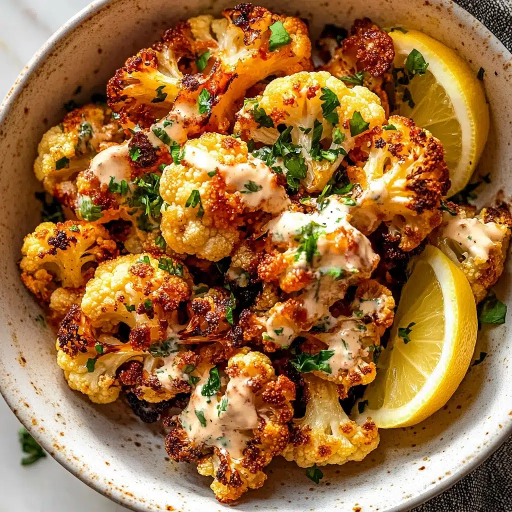 Moroccan Cauliflower with Tahini-Honey Recipe - Recipe Image