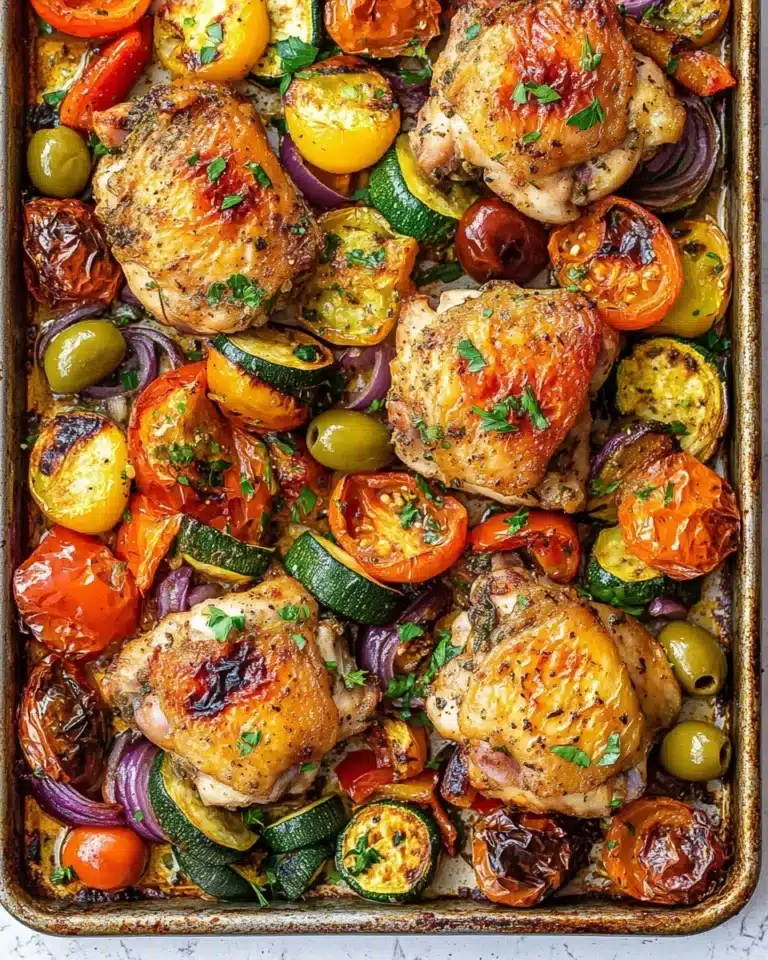 Greek Sheet-Pan Chicken Recipe