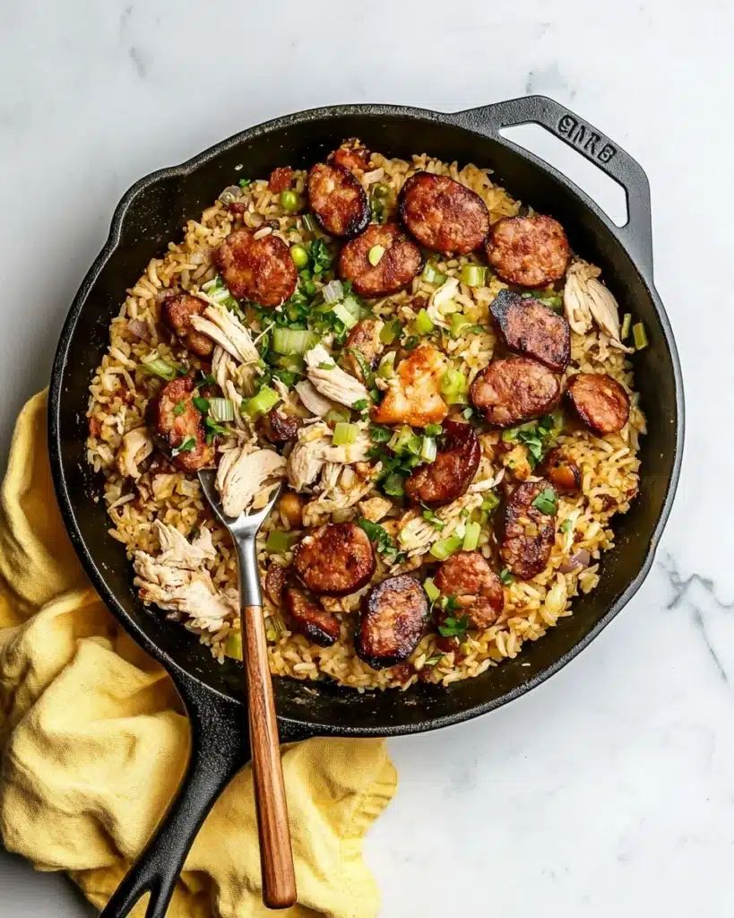 Chicken and Sausage Cajun Jambalaya Recipe
