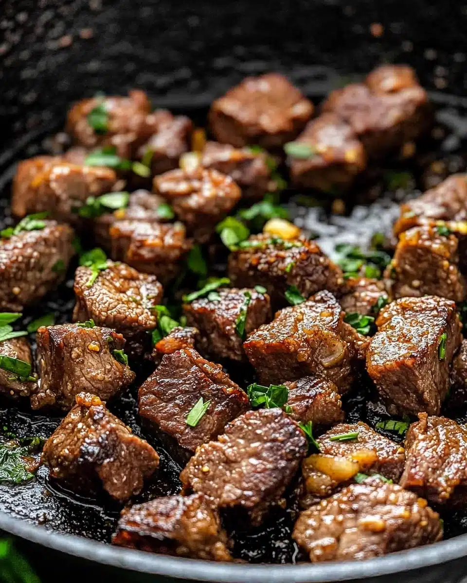 Garlic Butter Steak Bites Recipe