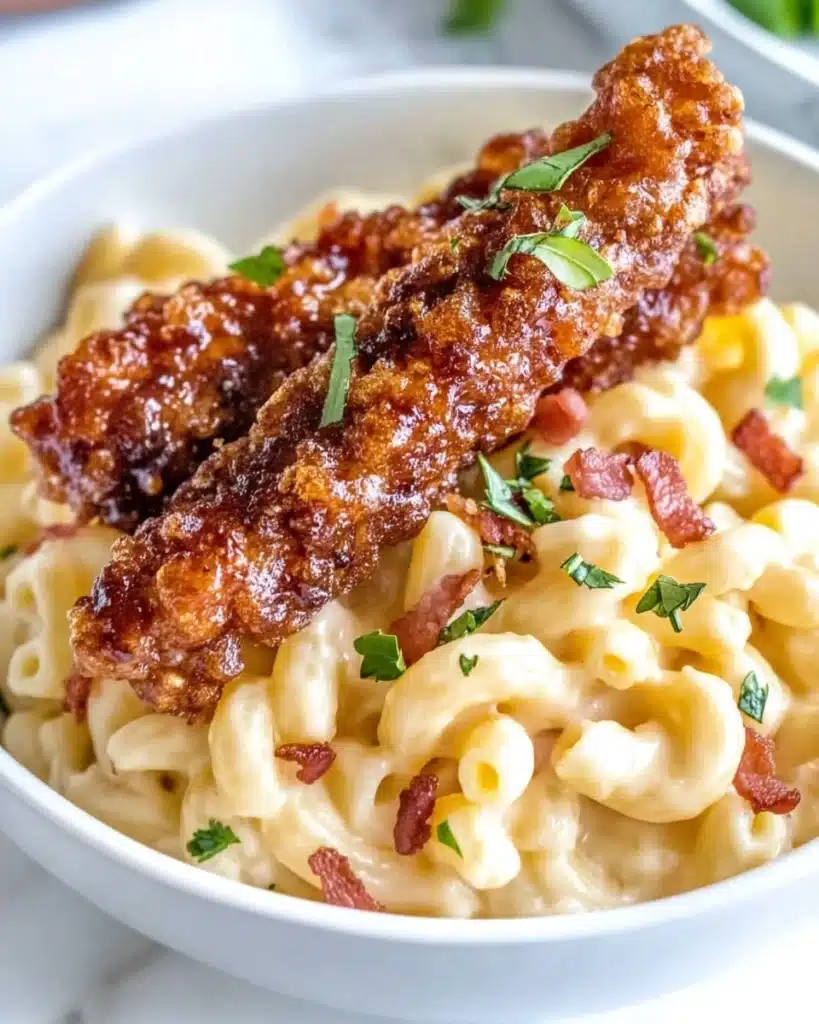 Honey Pepper Chicken Mac and Cheese Recipe