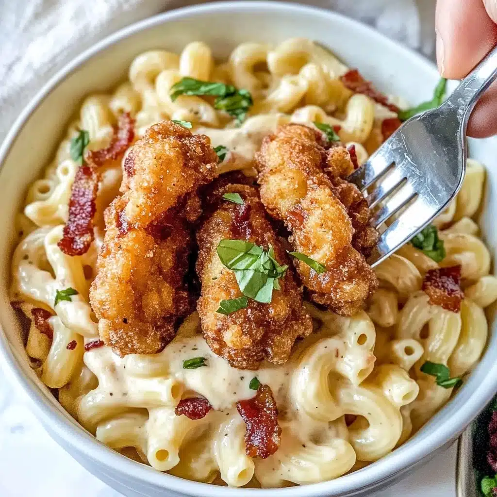 Honey Pepper Chicken Mac and Cheese Recipe - Recipe Image