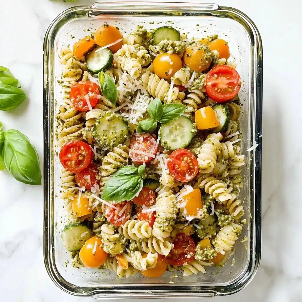 Chicken Pesto Pasta Salad Recipe - Recipe Image