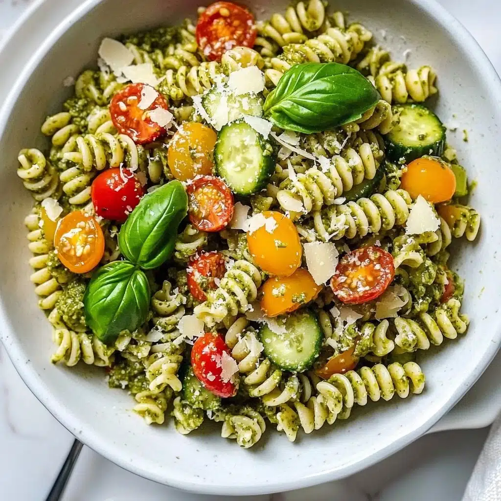 Chicken Pesto Pasta Salad Recipe - Recipe Image