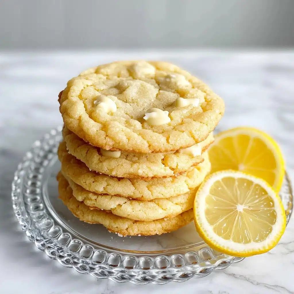 Lemon Coconut White Chocolate Cookies Recipe - Recipe Image