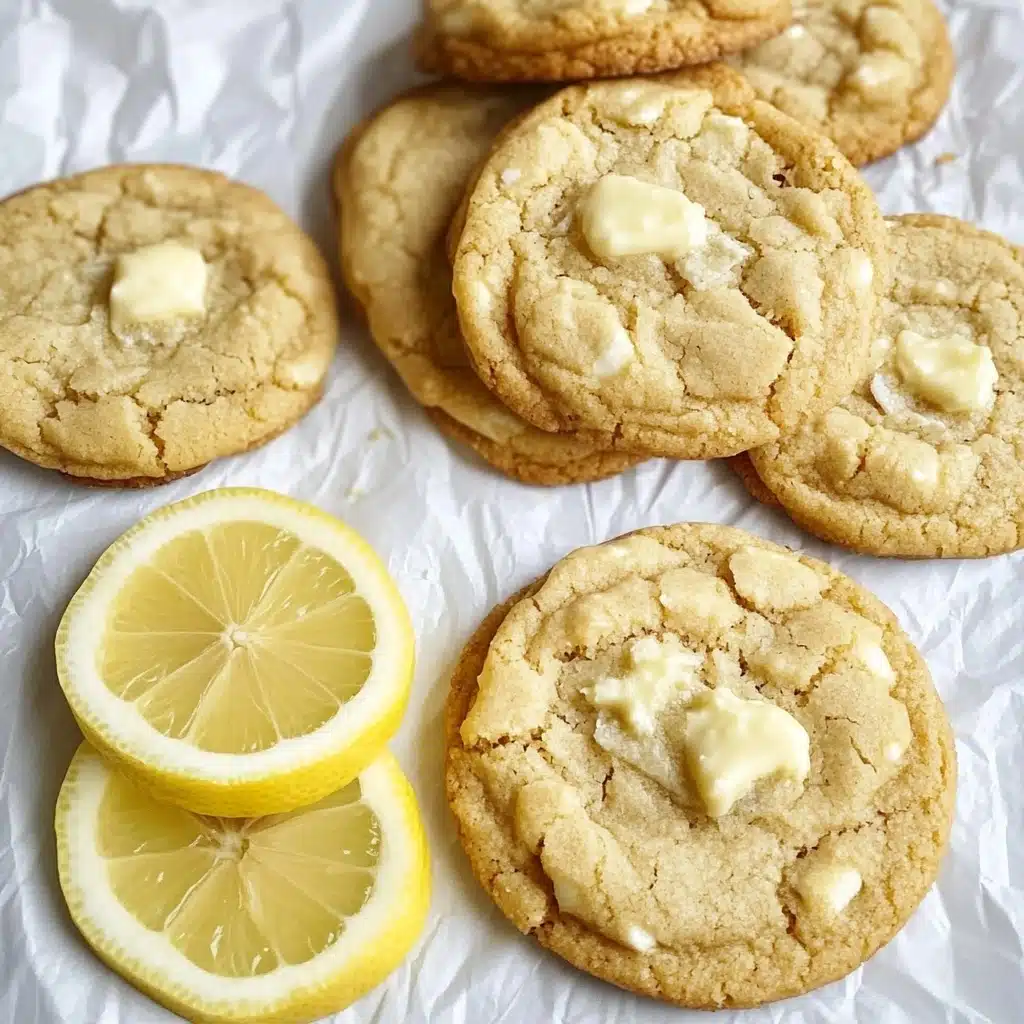 Lemon Coconut White Chocolate Cookies Recipe - Recipe Image