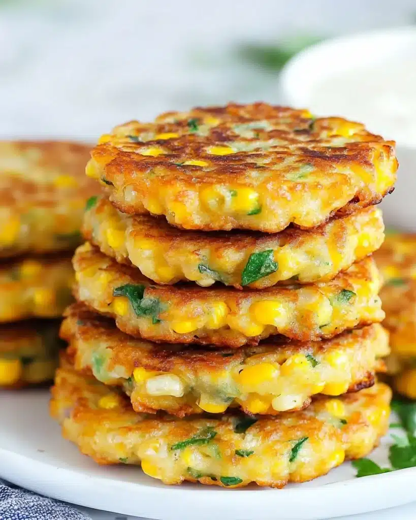 Crispy Corn Fritters Recipe