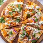 Wicked Easy Buffalo Chicken Flatbread Recipe