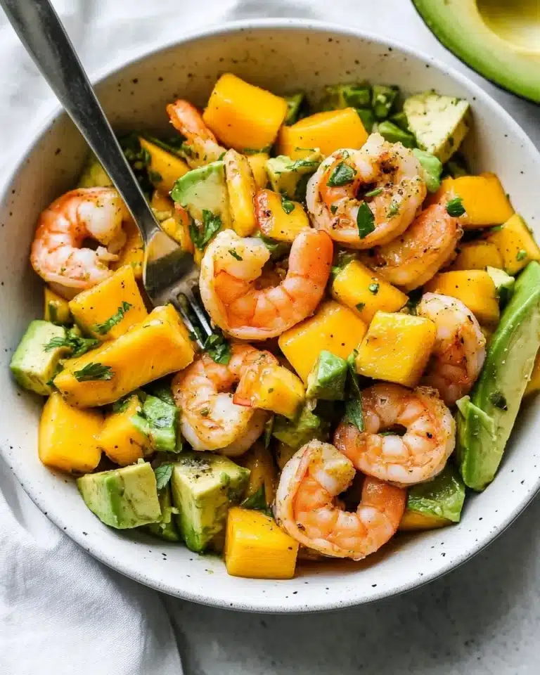 Mango Avocado Salad With Shrimp Recipe