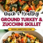 Easy Ground Turkey and Zucchini Skillet Recipe