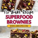 No Bake Superfood Brownies Recipe