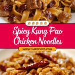Kung Pao Chicken Noodles Recipe