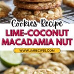 Lime-Coconut White Chip Macadamia Nut Cookies Recipe