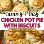 Chicken Pot Pie with Biscuits Recipe