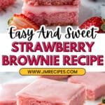 Strawberry Brownies Recipe
