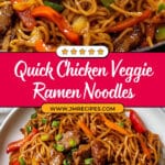 Chicken Vegetable Ramen Noodles Recipe