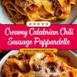 Creamy Calabrian Chili Pappardelle with Sausage & Fennel Recipe