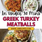 Greek Turkey Meatballs Recipe