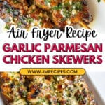 Ranch Garlic Parmesan Chicken Skewers Recipe