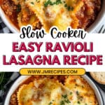 Slow Cooker Lasagna with Ravioli Recipe