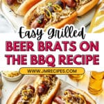 Extra-Juicy Grilled Wisconsin Beer Brats Recipe