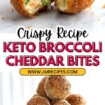 Keto Broccoli Cheddar Bites Recipe