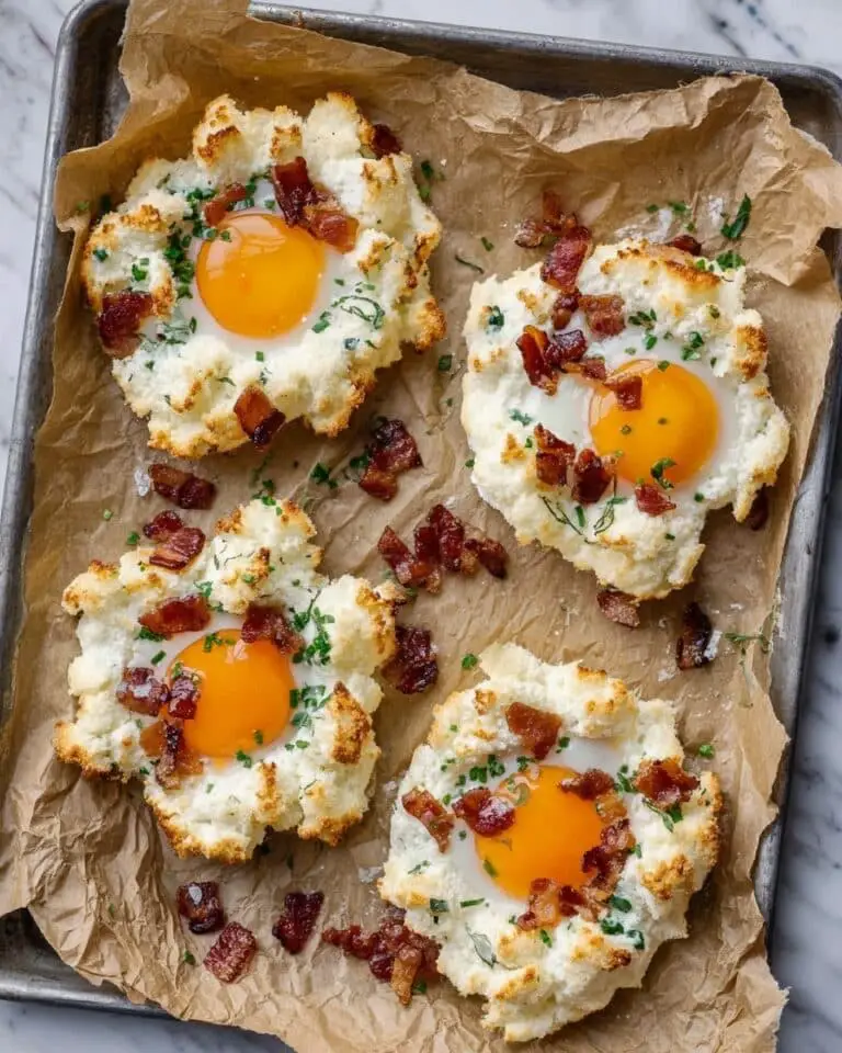 Bacon Parmesan & Chive Egg Clouds Recipe