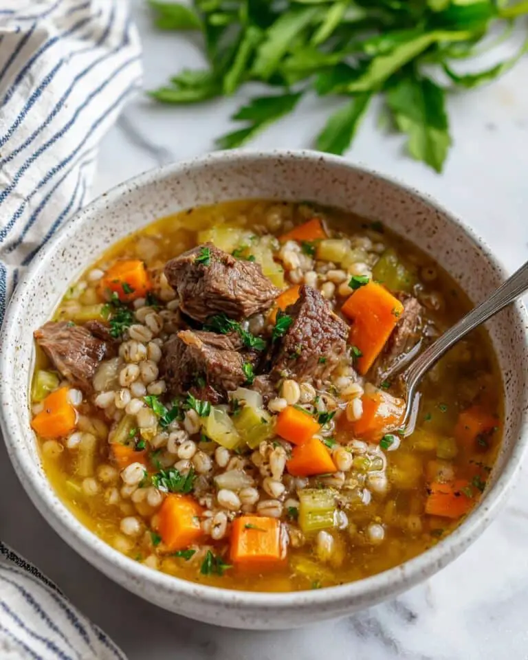 Hearty Beef Barley Soup Recipe