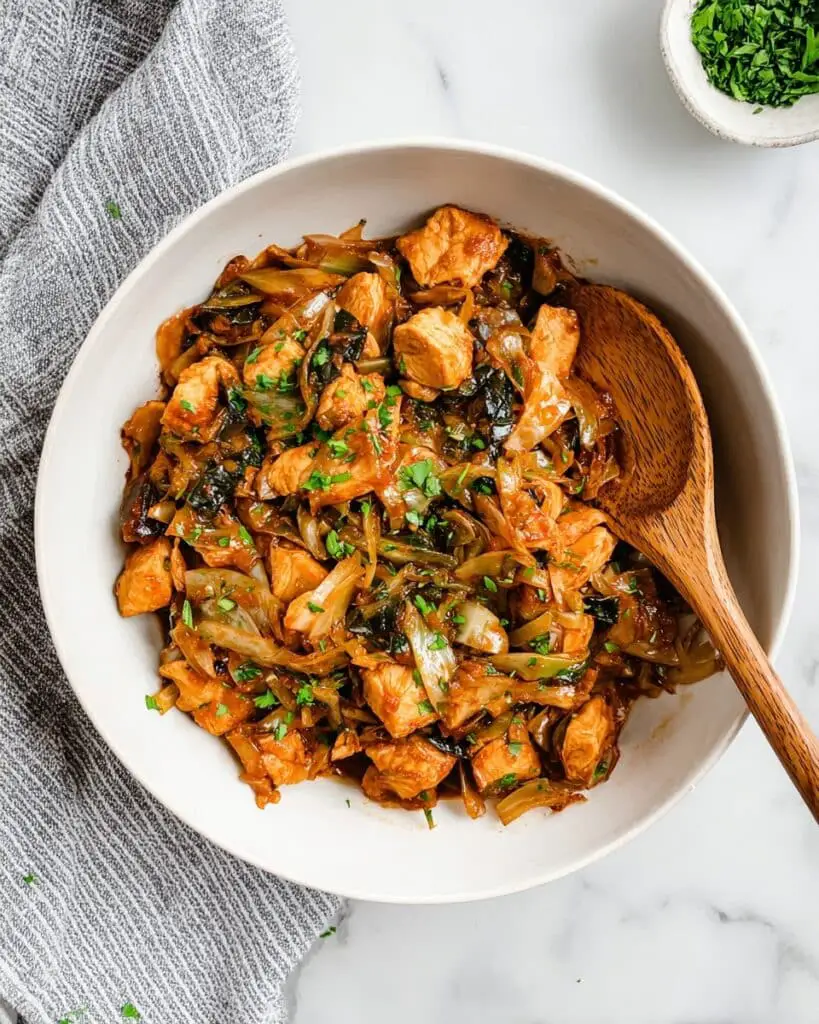 Creamy Chicken and Cabbage Stir-Fry Recipe