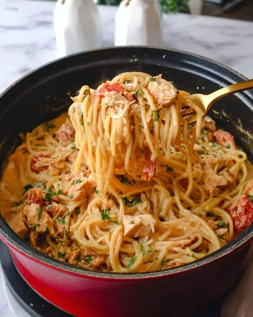 Crockpot Chicken Spaghetti Recipe