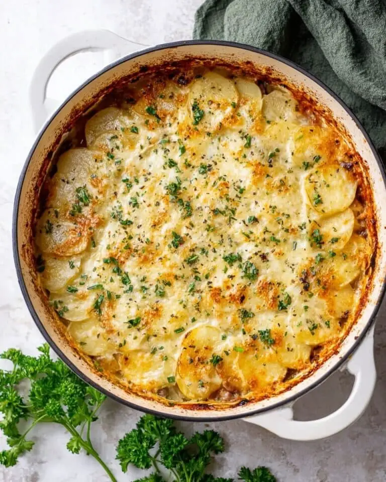 Leftover Turkey Pot Pie Gratin Recipe