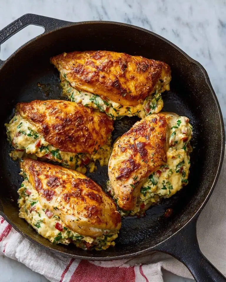 Stuffed Chicken Breast with Cream Cheese, Feta, Spinach, and Sun-Dried Tomatoes Recipe