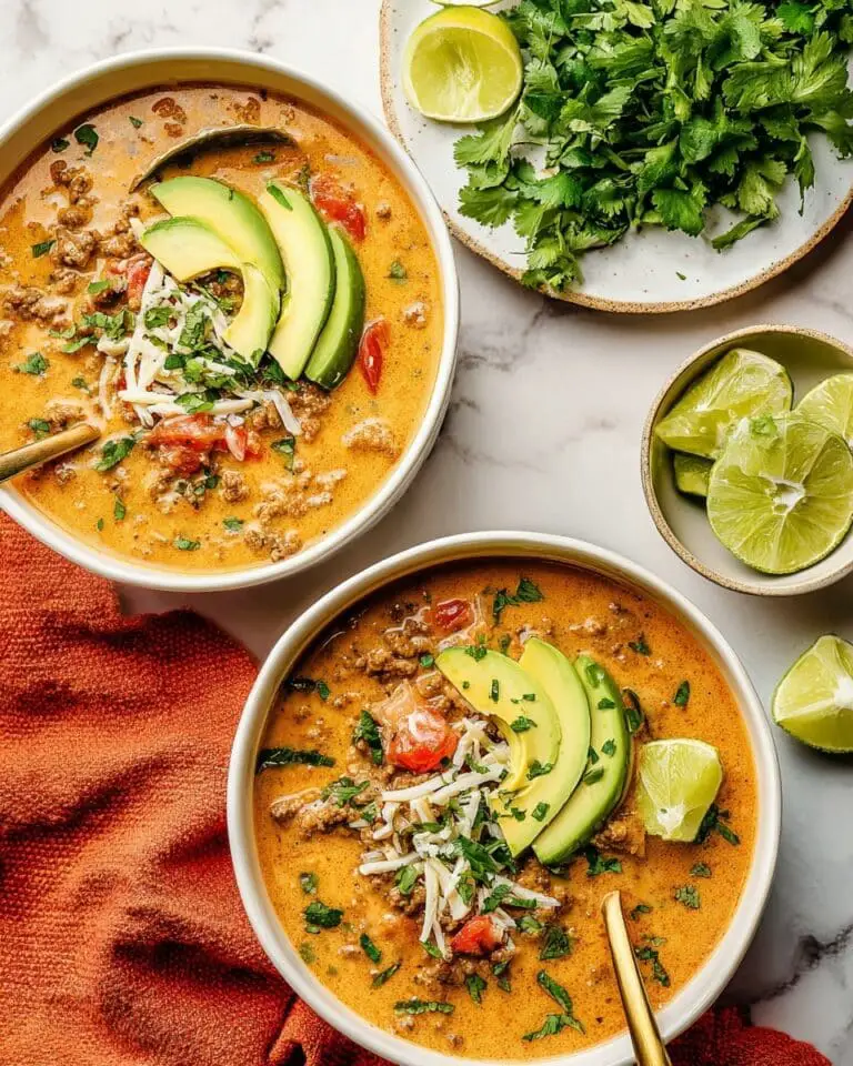 Creamy Taco Soup (Low Carb/Keto) Recipe