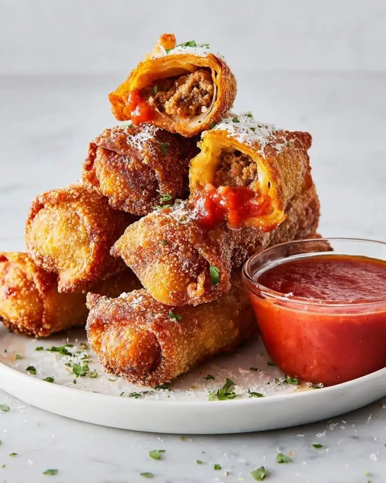 Meatball Sub Egg Rolls Recipe
