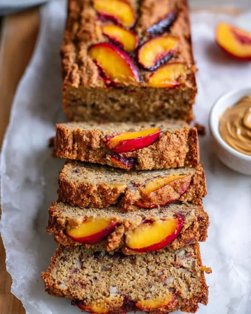 Cinnamon Peach Banana Bread Recipe
