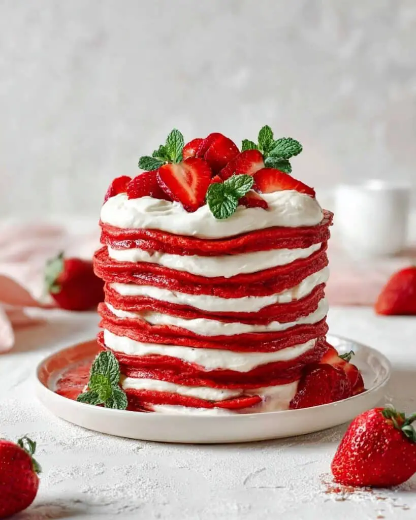 Red Velvet Pancakes Recipe