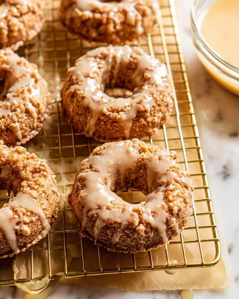 Pumpkin Streusel Donuts Recipe