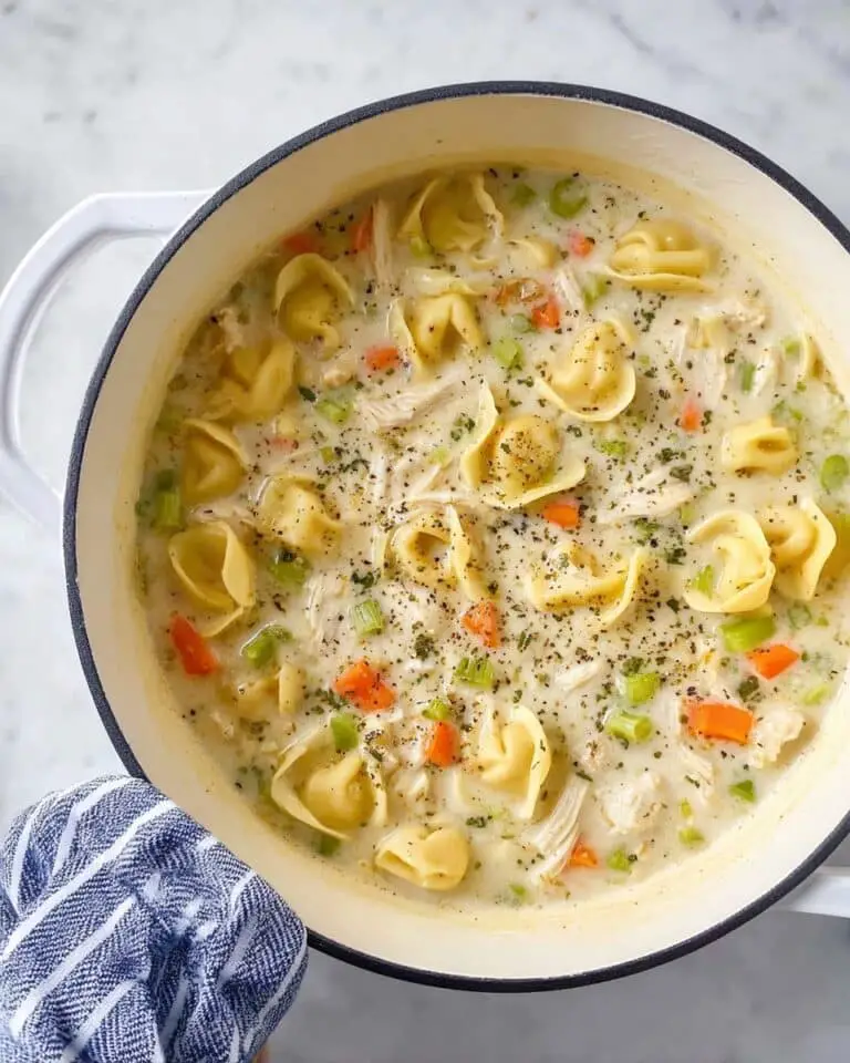 Creamy Chicken Tortellini Soup Recipe