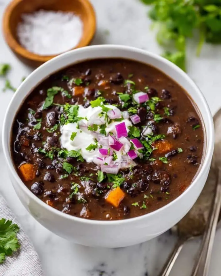 From Scratch Black Bean Soup Recipe