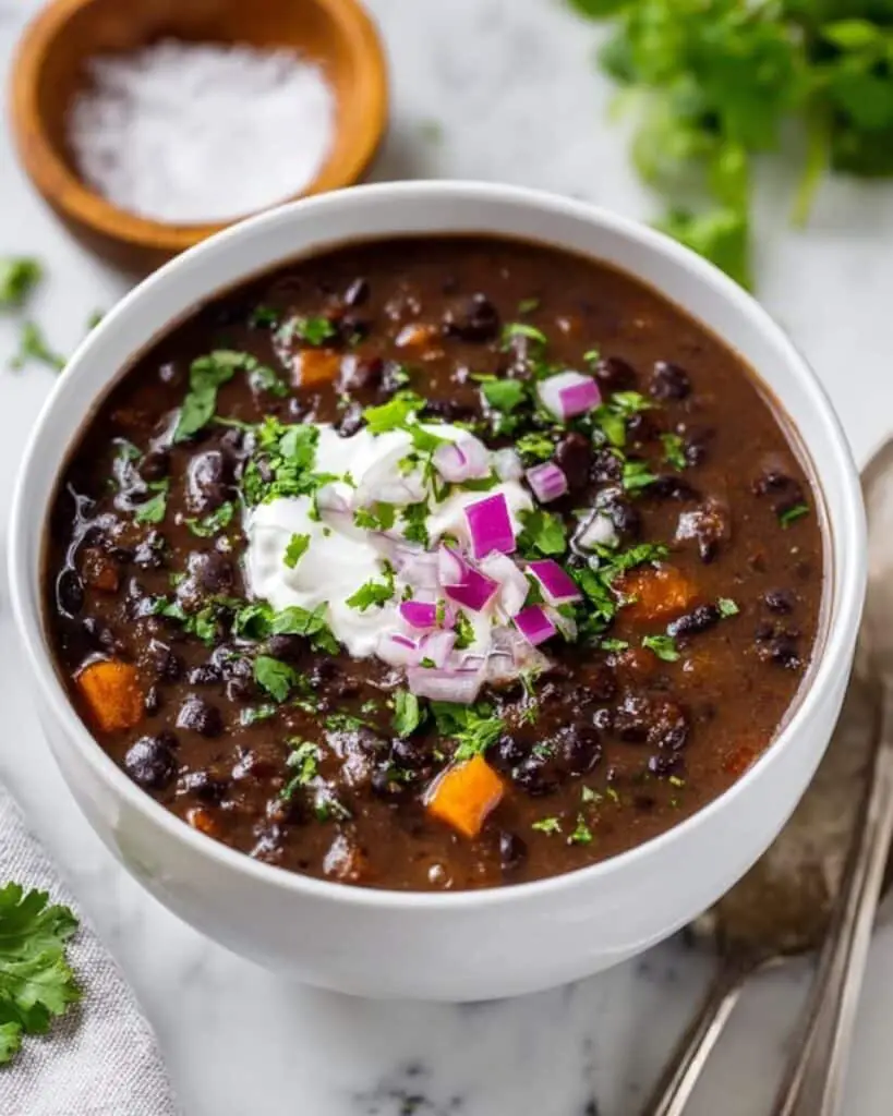 From Scratch Black Bean Soup Recipe