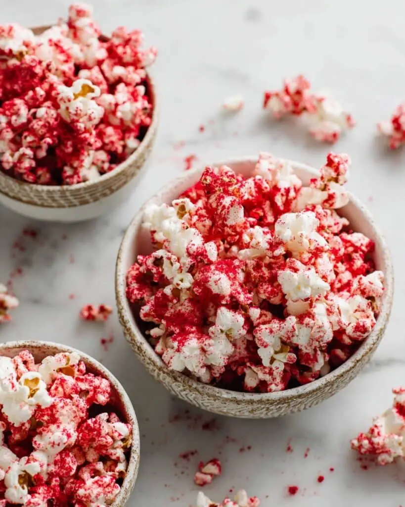 Red Velvet Cake Popcorn Recipe