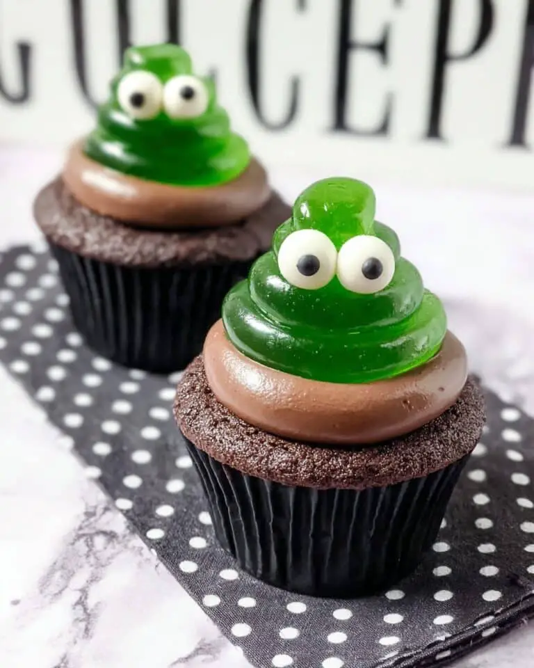 Halloween Slime Cupcakes Recipe