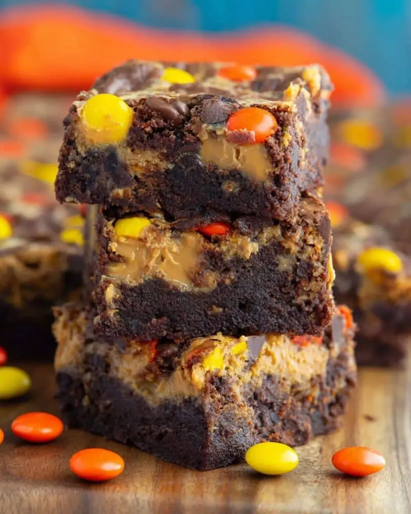 The ULTIMATE One Bowl Reese’s Brownie Recipe