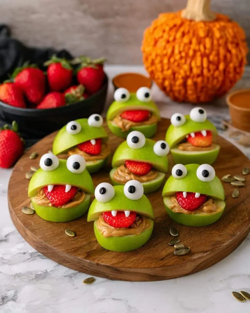 Halloween: Apple Monster Mouths Recipe