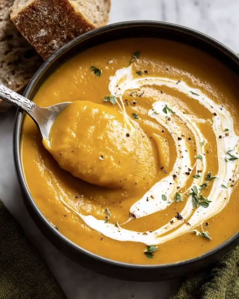 Butternut Squash Soup with Sage and Smoked Paprika Recipe