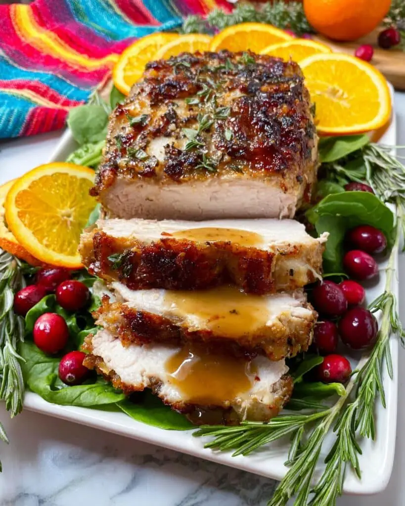 Slow Cooker Turkey Breast with Herb Butter and Crispy Finish Recipe