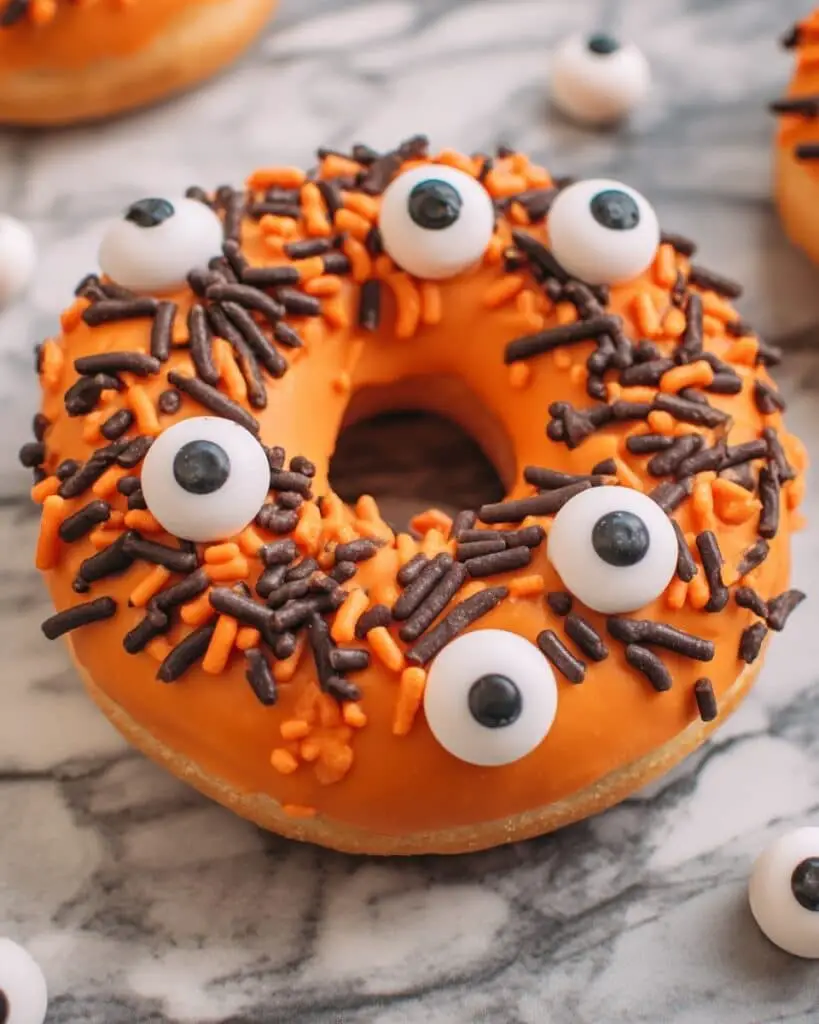 Baked Monster Halloween Donuts Recipe